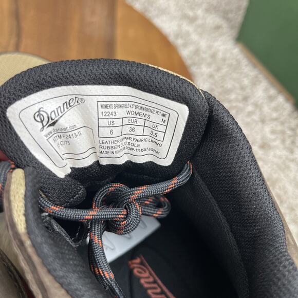 Size 6 -Danner Springfield Women's Composite Toe Work Boot Shoes 12243 4.5 In - Picture 9 of 10